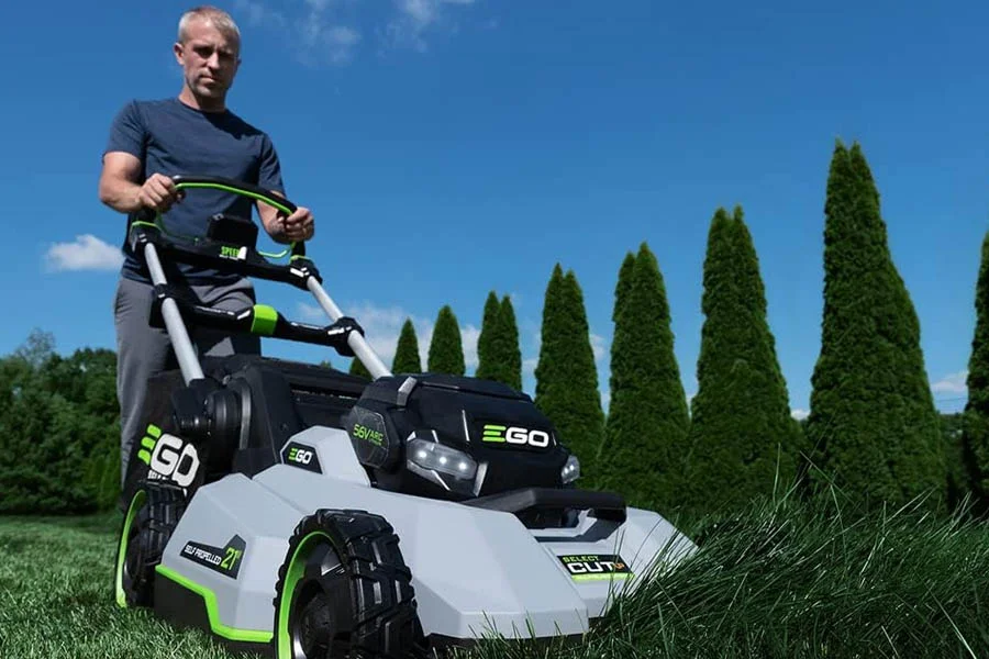 small lawn mower cordless